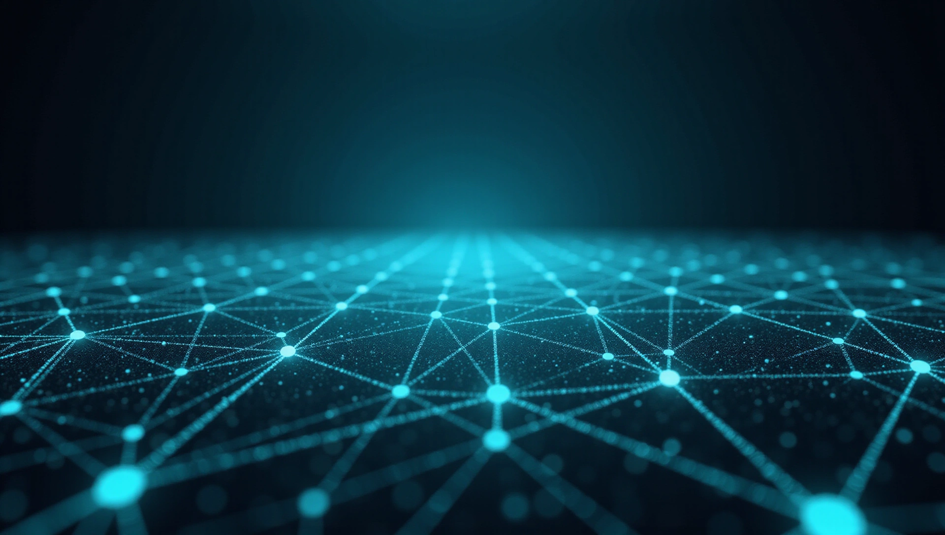 Abstract background of interconnected data points representing business solutions